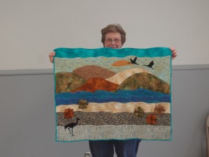 "landscape art quilt"