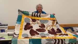 Ellie Fellers' beautiful artistic quilt