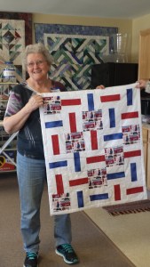 Adma Willis' Modern quilt. Woo Hoo Adma!
