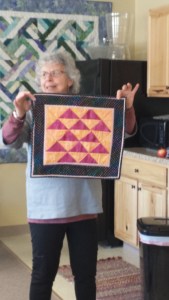 Ellie Feller's One Seam Flying Geese, taught by Carmen Dickinson