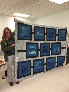 A raffle quilt by Sharon