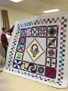 a raffle quilt by Carmen