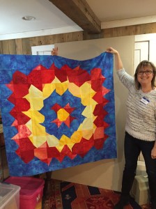 Denise showed her Supernova quilt.